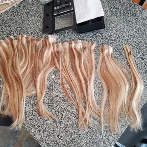 100% Remy 9 piece clip in hair extensions
